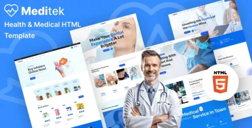 Meditek - Health &amp; Medical HTML Template
