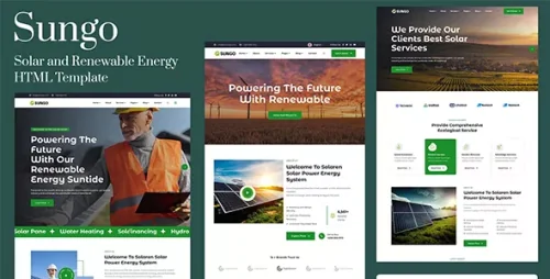Sunnar - Solar &amp; Renewable Energy HTML Template