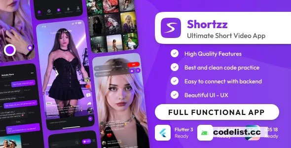 Shortzz - Tiktok Clone - Short Video App Live streaming App -26 September 2025