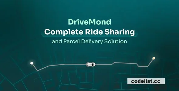DriveMond v2.6 - Ride Sharing & Parcel Delivery Solution Scripts - nulled
