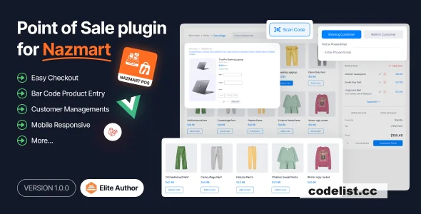 POS (Point Of Sales) Plugin - Nazmart Multi-Tenancy eCommerce Platform (SAAS) - 8 September 2025