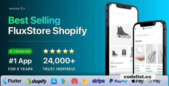 FluxStore Shopify v5.4.0 - The Best Flutter E-commerce app