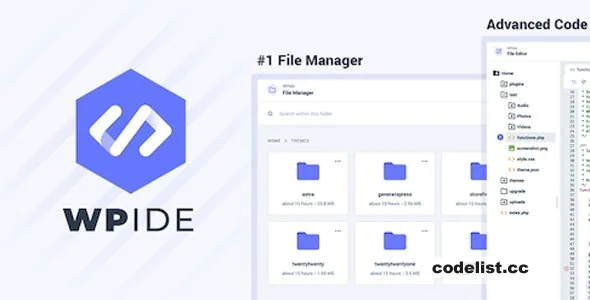 WPIDE Premium v3.5.2 - File Manager & Code Editor