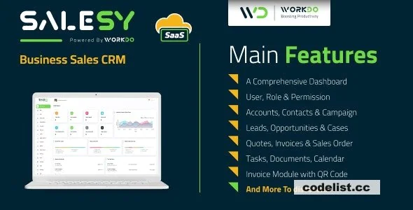 Salesy SaaS v7.0 - Business Sales CRM - nulled
