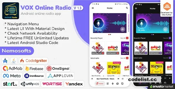 VOX Radio v13.1 - Online Radio Streaming - nulled