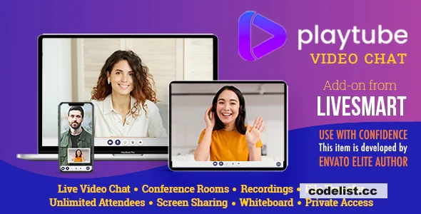 PlayTube Video Chat and Streaming Add-on from LiveSmart v1.0.5
