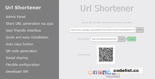 Url Shortener v1.8.0
