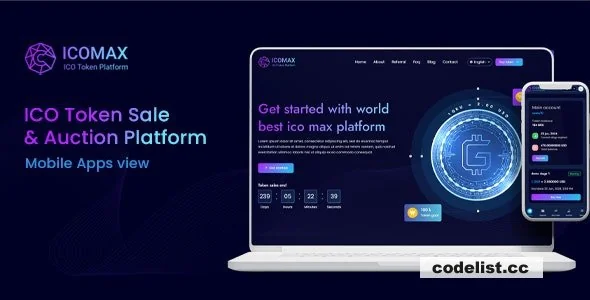 ICOMAX v2.0 - Token Sale & Auction Platform - nulled