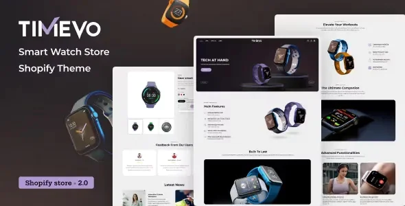 Timevo - Single Product Shop Landing Page Shopify Theme v1.1