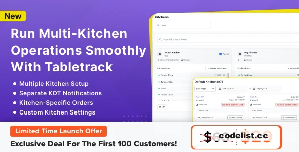 Multi-Kitchen Module for Tabletrack v1.0.3