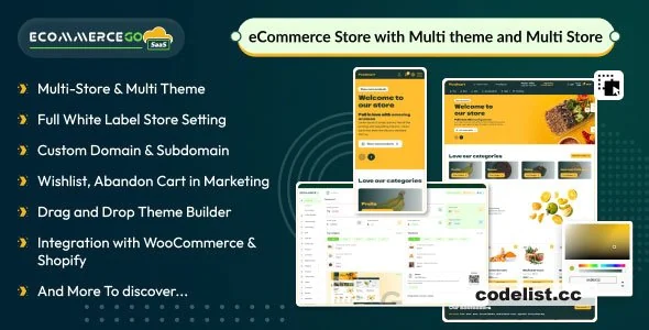eCommerceGo SaaS v8.2 - eCommerce Store with Multi theme and Multi Store - nulled