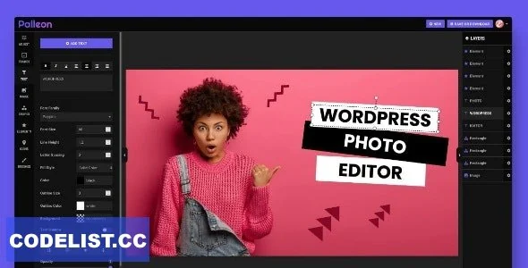 Palleon v3.8.1 - WordPress Image Editor