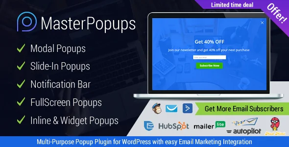 Master Popups v3.9.0 - Popup Plugin for Lead Generation