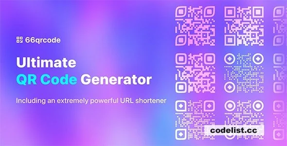 66qrcode v36.0.0 - Ultimate QR Code Generator & URL Shortener (SAAS) - nulled