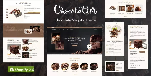 Chocolatier - Chocolate Shop Shopify Theme