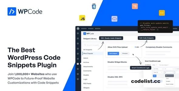 WPCode Pro v2.1.13 - The Best WordPress Code Snippets Plugin