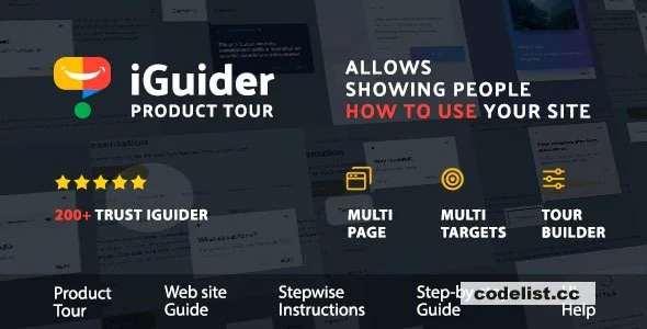 iGuider v5.5 - Product Tour - Interactive Walkthroughs - Website step by step Guide