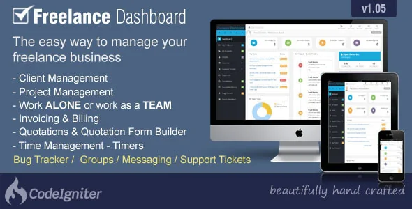 Freelance Dashboard - Project Management CRM