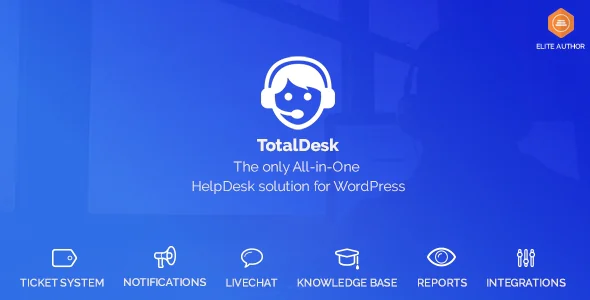 TotalDesk v1.8.1 - Helpdesk, Knowledge Base & Ticket System