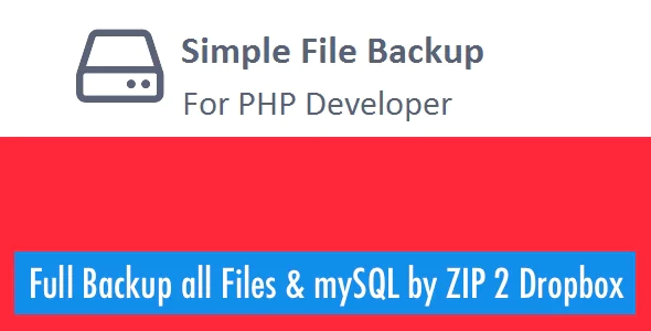 Simple Backup Files and MySQL using PHP