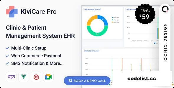 KiviCare Pro - Clinic &amp; Patient Management System EHR (Add-on) v2.5.0