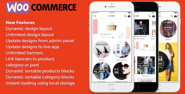 ionic 3 App for WooCommerce v1.7