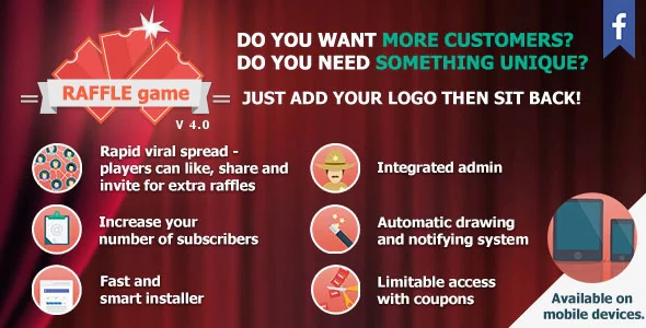 RAFFLE game v4.5.1 - Promotional Facebook application