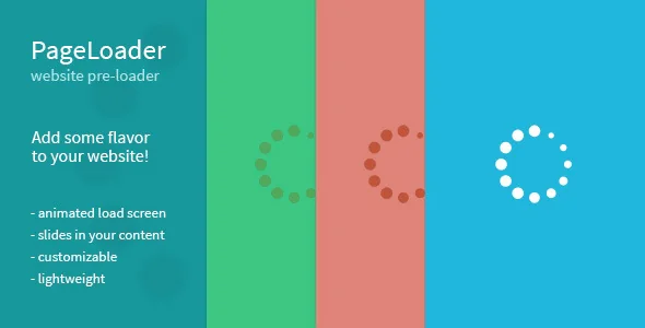 PageLoader: A pre-loader with content slide-in