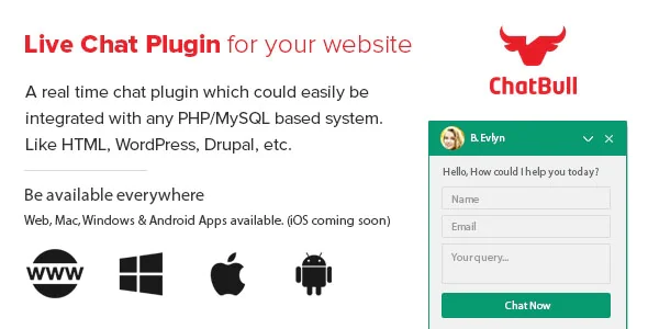 Support Chat - PHP Live Chat with Desktop and Mobile App