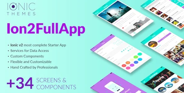 Ion2FullApp v1.1.3 - Full Ionic Template for Ionic 3+