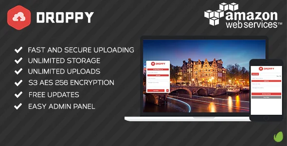 Amazon S3 - Droppy online file sharing