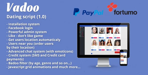 Vadoo - Social network dating script