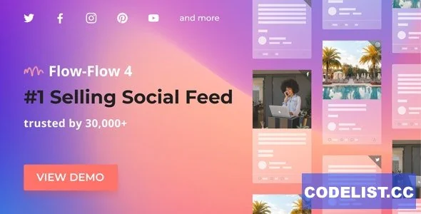 Flow-Flow v4.9.7.2 - WordPress Social Stream Plugin