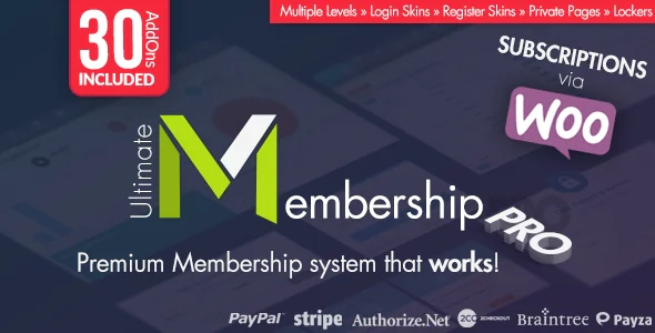 Ultimate Membership Pro WordPress Plugin v12.8