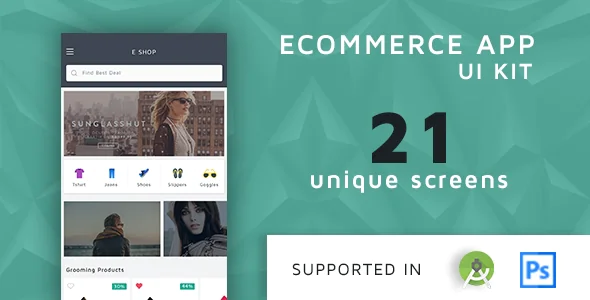 Shoppy Ecommerce UI KIT with Source Code