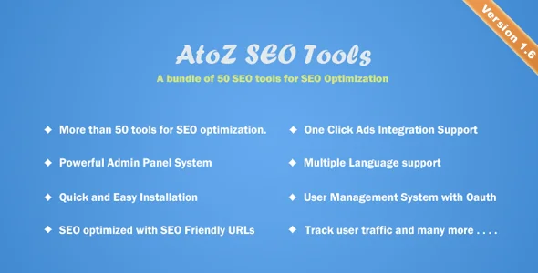AtoZ SEO Tools v1.6 - Search Engine Optimization Tools