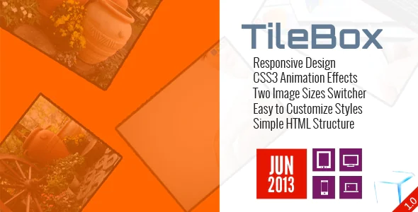 TileBox - Modern Responsive LightBox CSS