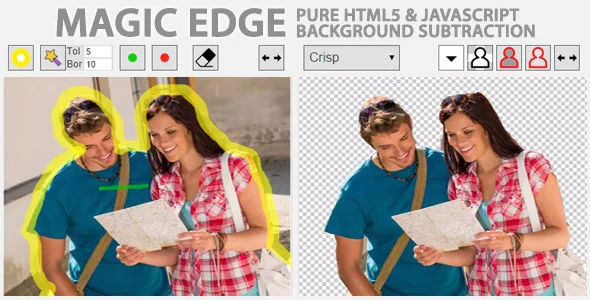 Magic Edge v1.2.0 - Pure JavaScript Background Remover