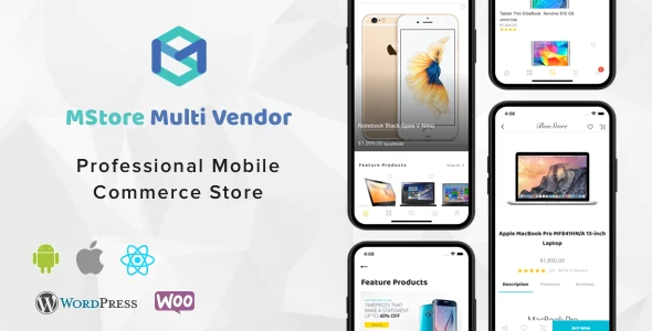 MStore Multi Vendor v1.2.2 - Complete React Native template for WooCommerce