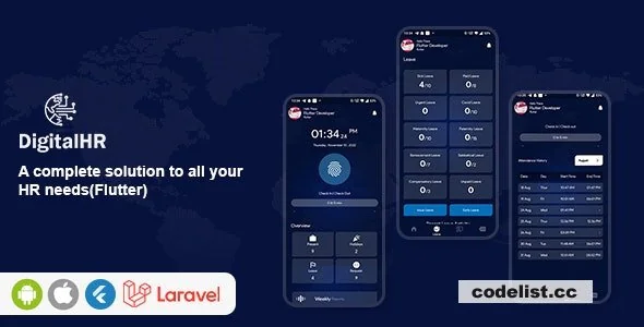 DigitalHR v2.0 - A complete solution to all your HR needs (Flutter)