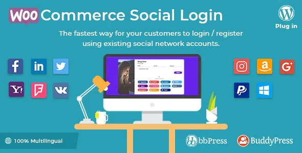 WooCommerce Social Login v2.7.7 - WordPress plugin