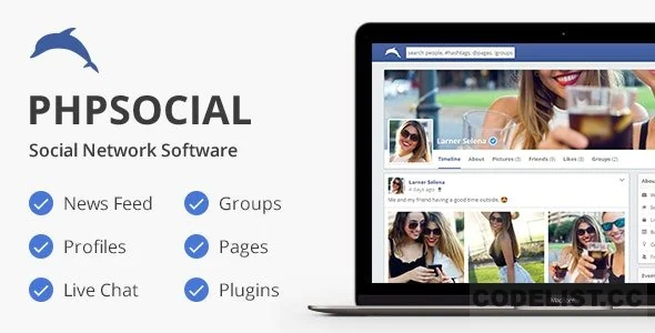 phpSocial v4.1 - Social Network Platform - nulled