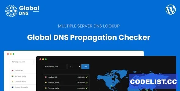 Global DNS v2.9.1 - Multiple Server - DNS Propagation Checker - WP