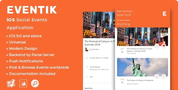 Eventik - iOS Social Events Application