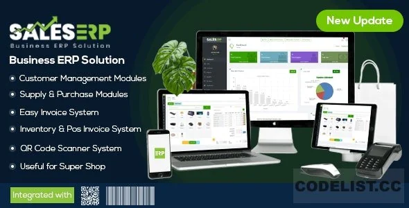 ERP v9.6 – Business ERP Solution / Product / Shop / Company Management - nulled