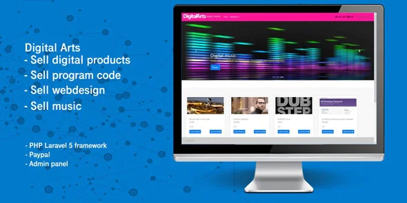 Laravel Digital Products - Multi-Vendor Market