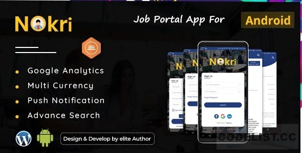 Nokri v2.2.0 - Job Board Native Android App