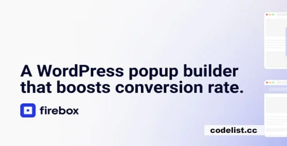 FireBox Pro v2.1.23 - A WordPress Popup Builder that boosts conversion rate
