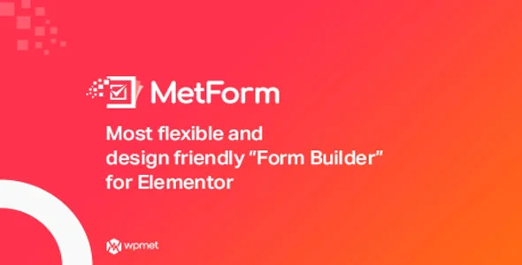MetForm Pro v3.8.3 - Advanced Elementor Form Builder