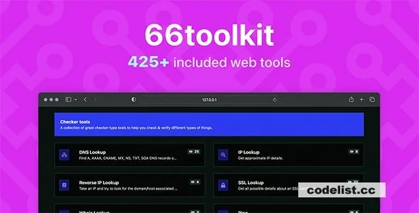 66toolkit v39.0.0 - Ultimate Web Tools System (SAAS) - nulled